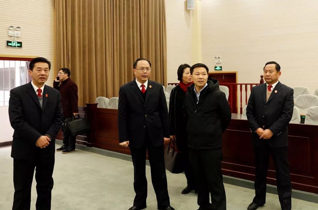 市委副书记,政法委书记蒋星华到市中院调研指导工作